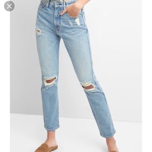 Gap High Rise Slim Straight Cone Denim Jeans 
29